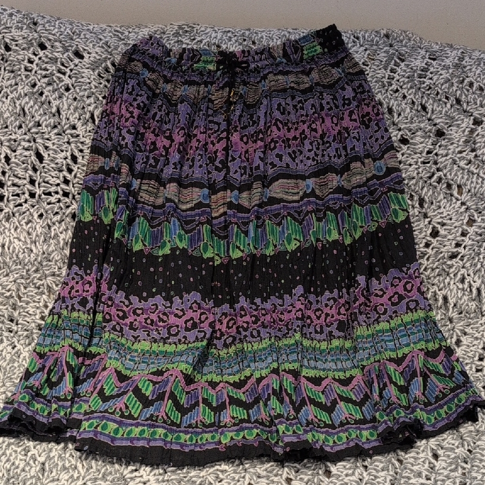313 โจ Y2K Boho Siren Mini Skirt โจ Midnight Amethyst โข Mystic โข Indie Leopard โข - Picture 2 of 6